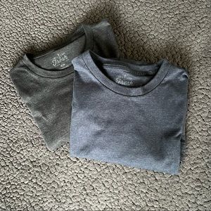 New Fresh Clean Tees Navy Charcoal Bundle (2) Size Large Never Worn